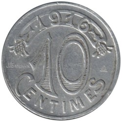 MARSEILLE - 1.2B - Monnaie de nécessité - Chambre de Commerce - 10 centimes 1916 - TB+