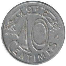 MARSEILLE - 1.2C - Monnaie de nécessité - Chambre de Commerce - 10 centimes 1916 - TTB