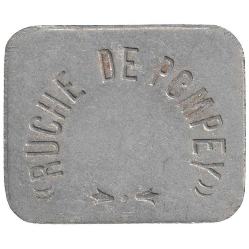 POMPEY - Monnaie de nécessité - Société coopérative La Ruche - 1 litre de vin - TTB