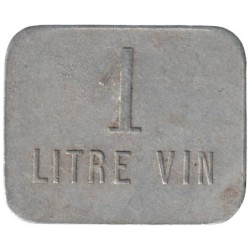 POMPEY - Monnaie de nécessité - Société coopérative La Ruche - 1 litre de vin - TTB
