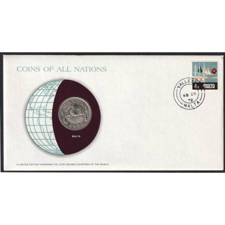 MALTE - Numiscover Coins of all Nations - KM11 - 10 cents 1972