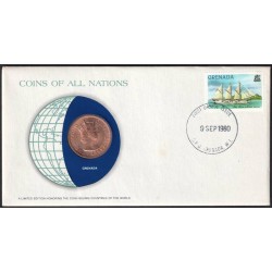 CARAÏBES EST - Numiscover Coins of all Nations - KM3 - 2 cents 1965