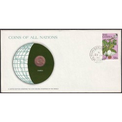 GAMBIE - Numiscover Coins of all Nations - KM8 - 1 butut 1974