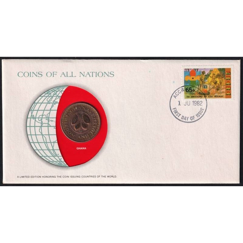 GHANA - Numiscover Coins of all Nations - KM18 - 50 pesewas 1979