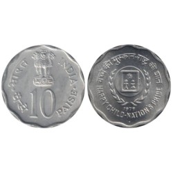 INDE - Numiscover Coins of all Nations - KM33 - 10 paise 1979