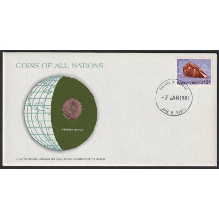 SAMOA - Numiscover Coins of all Nations - KM12 - 1 sene 1974