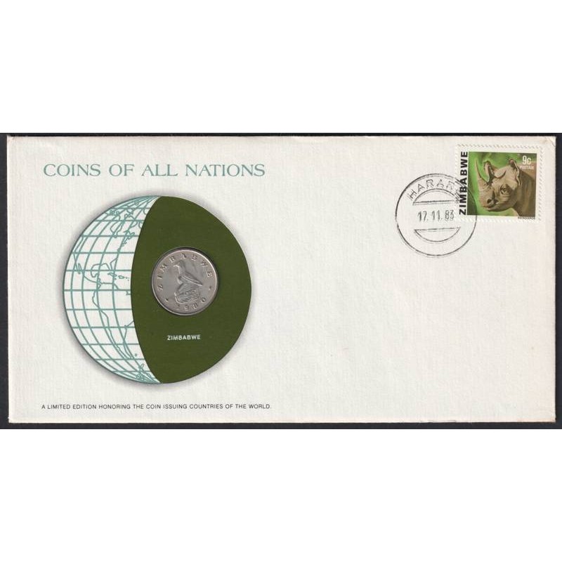 ZIMBABWE - Numiscover Coins of all Nations - KM4 - 20 cents 1980