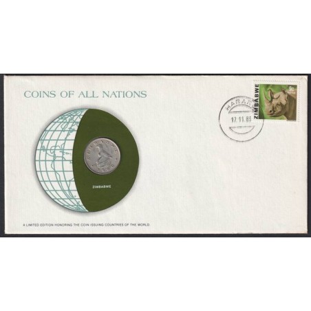 ZIMBABWE - Numiscover Coins of all Nations - KM4 - 20 cents 1980