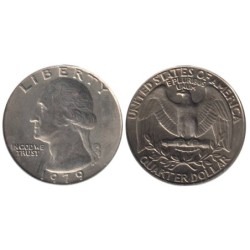 ETATS UNIS D'AMERIQUE - Numiscover Coins of all Nations - KMA164a - quarter dollar 1979