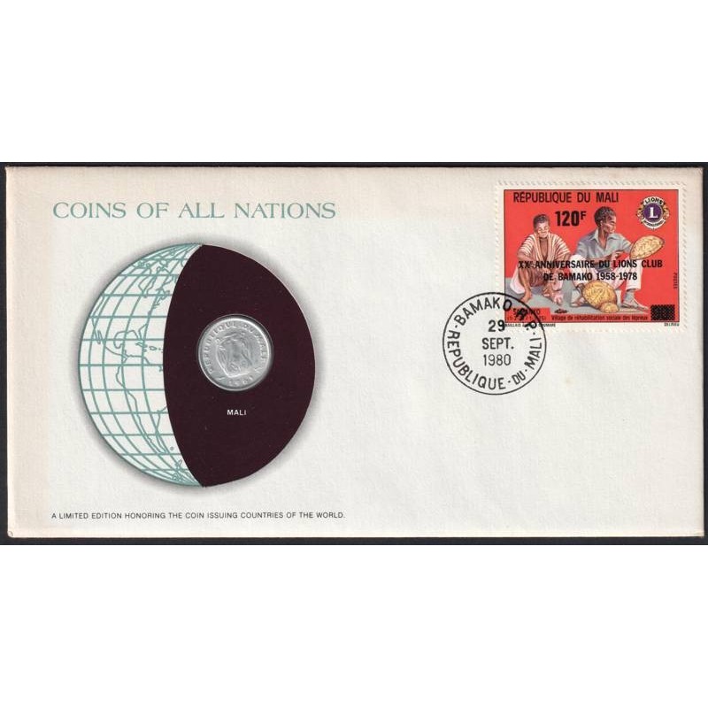 MALI - Numiscover Coins of all Nations - KM2 - 5 francs 1961