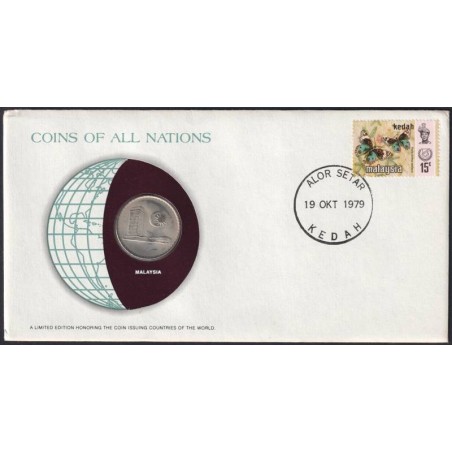 MALAISIE - Numiscover Coins of all Nations - KM5.3 - 50 sen 1977