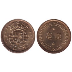 MACAO - Numiscover Coins of all Nations - KM2a - 10 avos 1975