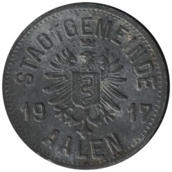 ALLEMAGNE - AALEN - 2.1 - Monnaie de nécessité - 5 pfennig 1917