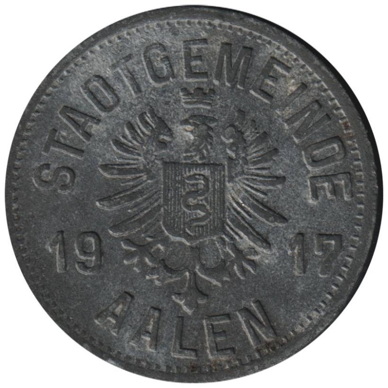 ALLEMAGNE - AALEN - 2.1 - Monnaie de nécessité - 5 pfennig 1917