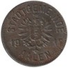 ALLEMAGNE - AALEN - 2.4 - Monnaie de nécessité - 5 pfennig 1917