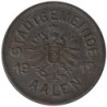 ALLEMAGNE - AALEN - 2.6 - Monnaie de nécessité - 50 pfennig 1917