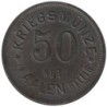 ALLEMAGNE - AALEN - 2.6 - Monnaie de nécessité - 50 pfennig 1917