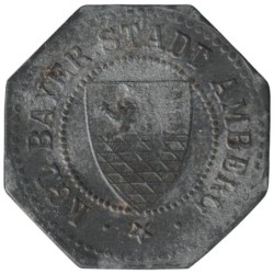 ALLEMAGNE - AMBERG - 15.1 - Monnaie de nécessité - 10 pfennig