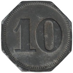 ALLEMAGNE - AMBERG - GEBRÜDER BAUMANN - Monnaie de nécessité - 10 pfennig
