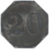 ALLEMAGNE - AMBERG - GEBRÜDER BAUMANN - Monnaie de nécessité - 20 pfennig