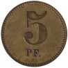 ALLEMAGNE - ANNWEILER - ULLRICH'SCHEN FABRIKEN - 5 pfennig