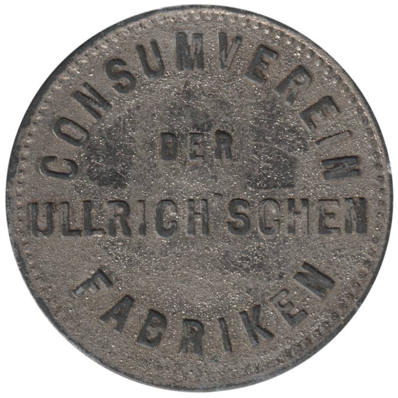 ALLEMAGNE - ANNWEILER - ULLRICH'SCHEN FABRIKEN - 10 pfennig