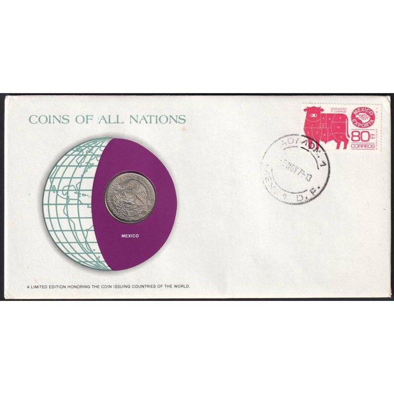 MEXIQUE - Numiscover Coins of all Nations - KM452 - 50 centavos 1979