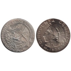 MEXIQUE - Numiscover Coins of all Nations - KM452 - 50 centavos 1979