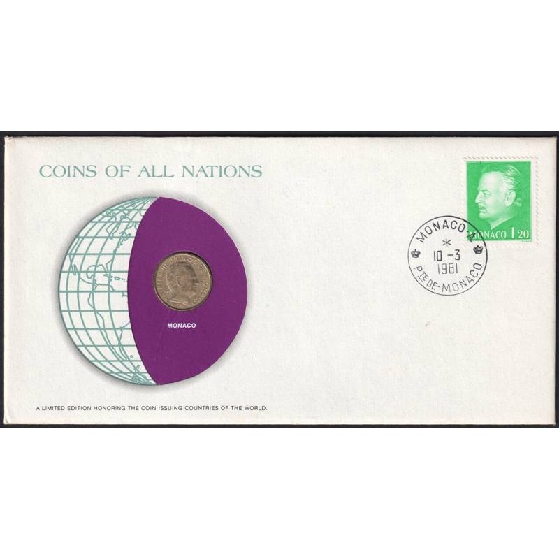 MONACO - Numiscover Coins of all Nations - KM142 - 10 centimes 1979
