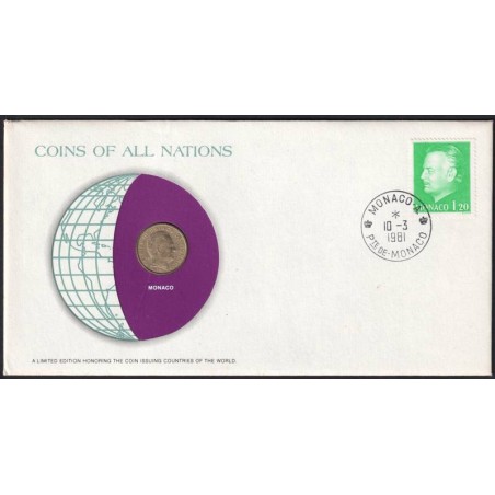 MONACO - Numiscover Coins of all Nations - KM142 - 10 centimes 1979