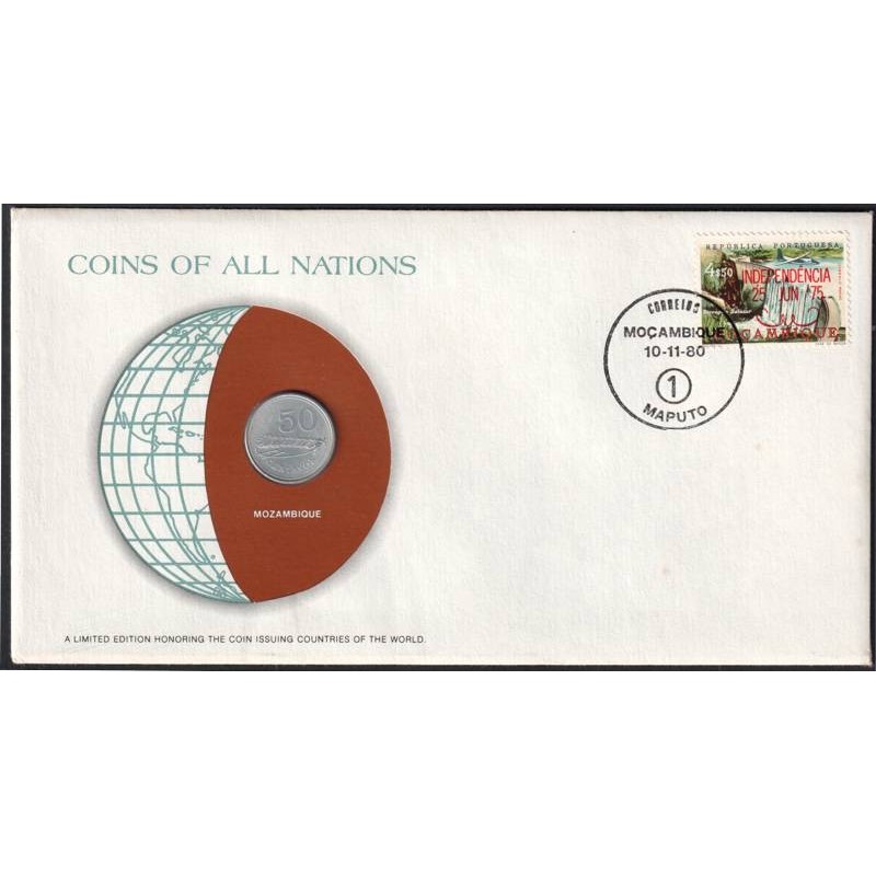 MOZAMBIQUE - Numiscover Coins of all Nations - KM98 - 50 centavos 1980