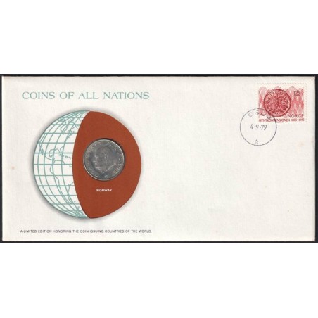 NORVEGE - Numiscover Coins of all Nations - KM419 - 1 krone 1979