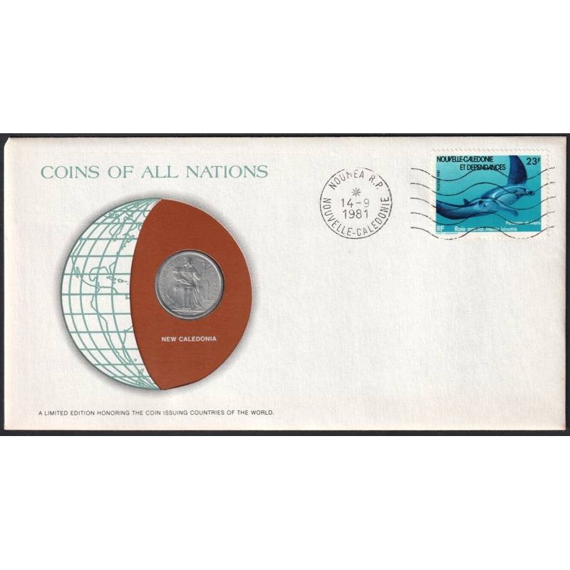 NOUVELLE CALEDONIE - Numiscover Coins of all Nations - KM10 - 1 francs 1977