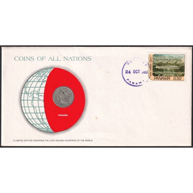 PANAMA - Numiscover Coins of all Nations - KM23.2 - 5 centesimos 1975