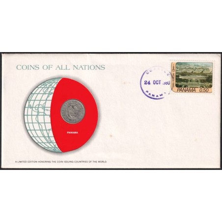 PANAMA - Numiscover Coins of all Nations - KM23.2 - 5 centesimos 1975