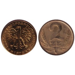 POLOGNE - Numiscover Coins of all Nations -Y80.1 - 2 zlote 1978