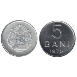ROUMANIE - Numiscover Coins of all Nations -KM92a - 5 bani 1975