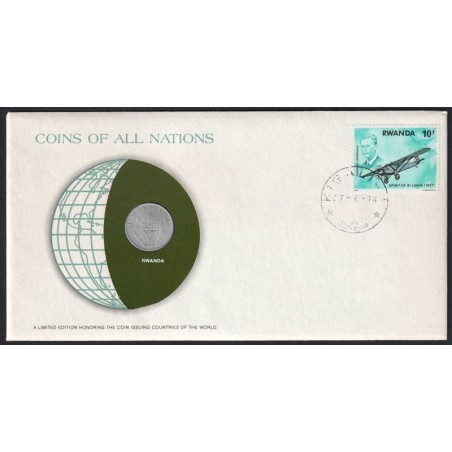 RWANDA - Numiscover Coins of all Nations - KM12 - 1 franc 1977
