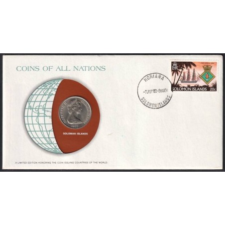 ILES SALOMON - Numiscover Coins of all Nations - KM5 - 20 cents 1977