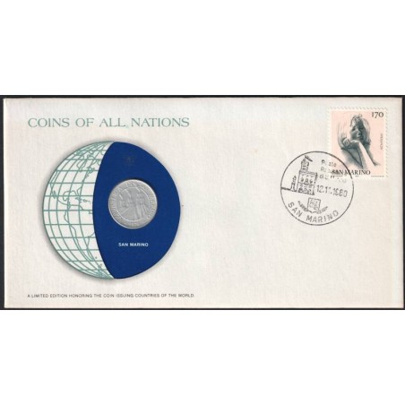 SAINT MARIN - Numiscover Coins of all Nations -KM33 - 10 lire 1974