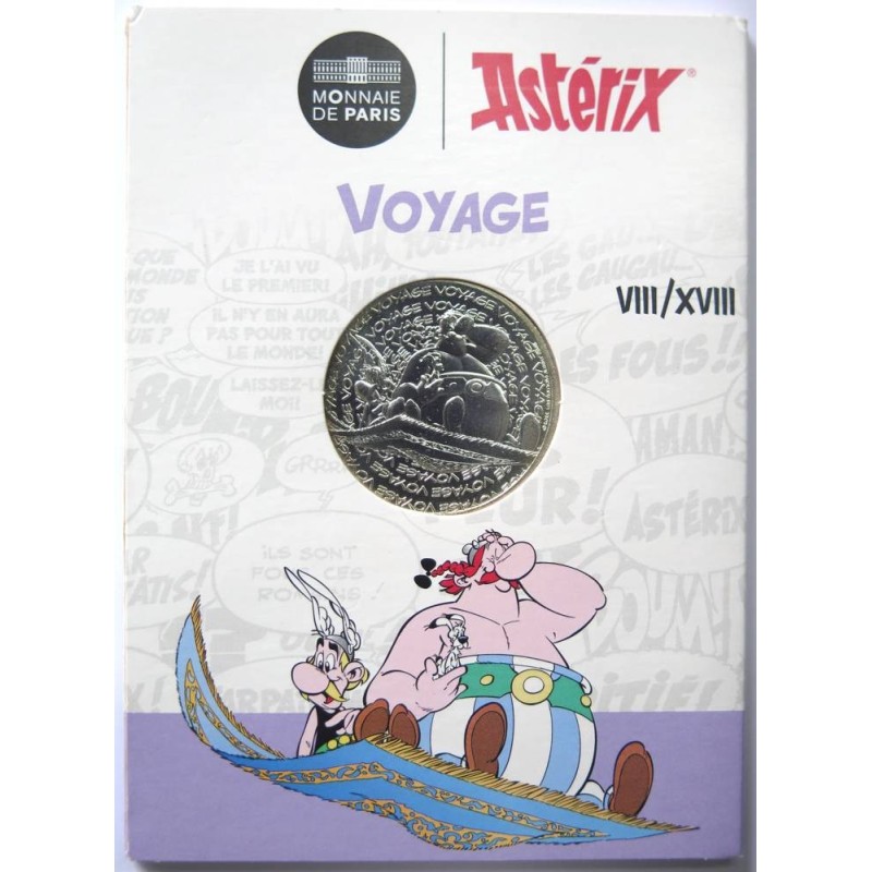 FRANCE - Blister - 10 euros - Astérix n° VIII - Voyage - 2022