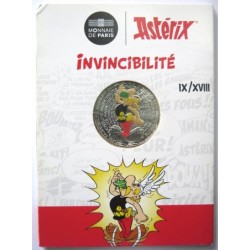 FRANCE - Blister - 10 euros - Astérix n° IX - Invincibilité - partiellement colorisée -  2022