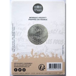 FRANCE - Blister - 10 euros - Asterix n° X - Elégance - partiellement colorisée - 2022