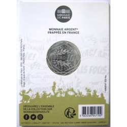 FRANCE - Blister - 10 euros - Asterix n° XII - Complicité - partiellement colorisée - 2022