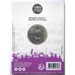 FRANCE - Blister - 10 euros - Asterix n° XIII - Convivialité - partiellement colorisée - 2022