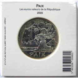 FRANCE - Blister - 50 euros - Astérix et la Paix II - Idéfix - 2015