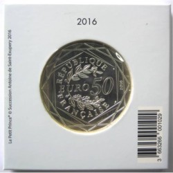FRANCE - Blister - 50 euros - Le Petit Prince Oiseaux étoiles - 2016