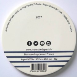 FRANCE - Blister - 50 euros - La France par Jean-Paul Gaultier I - 14 juillet - 2017