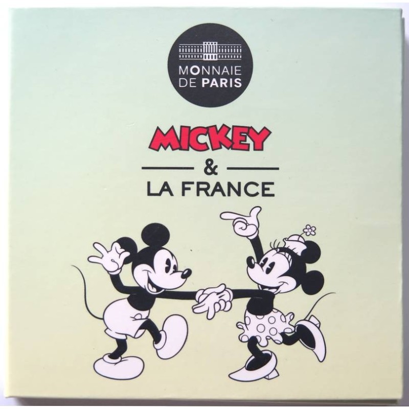 FRANCE - Blister - 50 euros - Mickey Mouse - Mickey et la France - Champs-Elysées - 2018