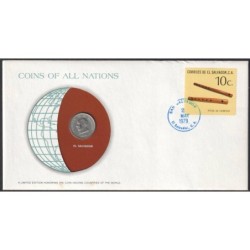 EL SALVADOR - Numiscover Coins of all Nations - KM140.2 - 50 centavos 1977